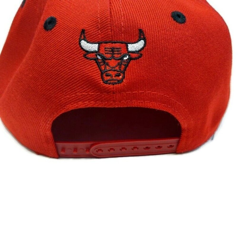 Ultra Game Men's Chicago Bulls Snapback Hat Cap Red One Size Fits Most - Picture 4 of 7